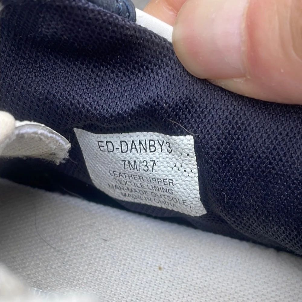 ED - Ellen Stylish Blue and White Sneakers Danby 3 - Picture 7 of 14